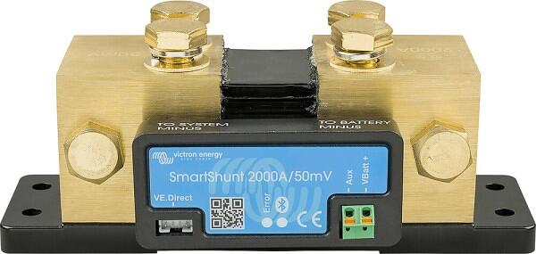 Batteriovervåker SmartShunt 2000A 50mV med Bluetooth fra Victron Energy