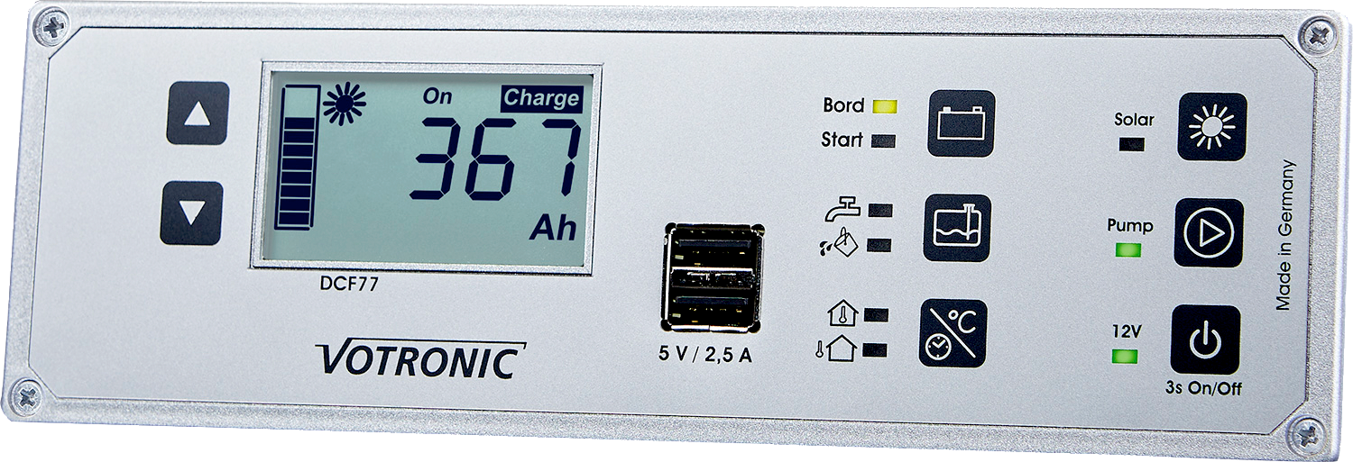 Batteriovervåking Power-Control VPC Jupiter 200 panel for camping