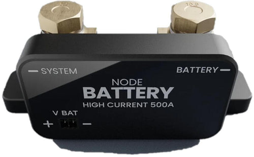 Batteriovervåking shunt 500A trådløs NODE-Battery - Revotion forfra