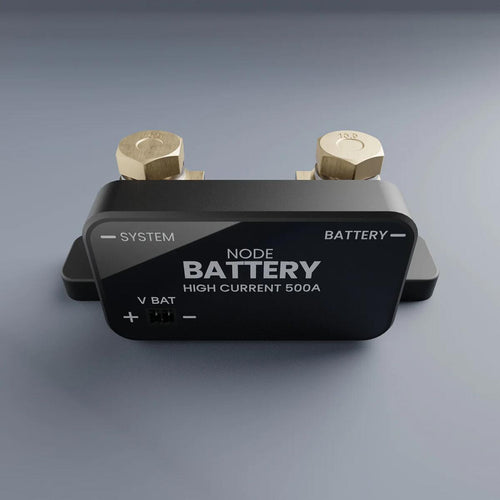 Batteriovervåking shunt 500A trådløs NODE-Battery - Revotion bakside
