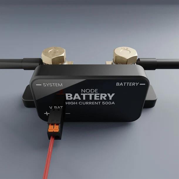 Batteriovervåking shunt 500A trådløs NODE-Battery - Revotion med tilbehør
