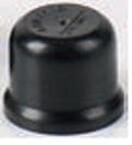 Batteripoldeksel for M8 skruetopper, 1 stk, svart - Reimo forfra