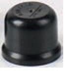 Batteripoldeksel for M8 skruetopper, 1 stk, svart - Reimo forfra