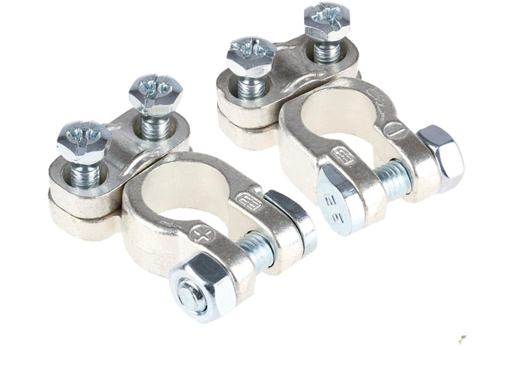 Detaljbilde av Batteripolklemmer 2 stk. 6-95mm² kobber-tinn - Heyner