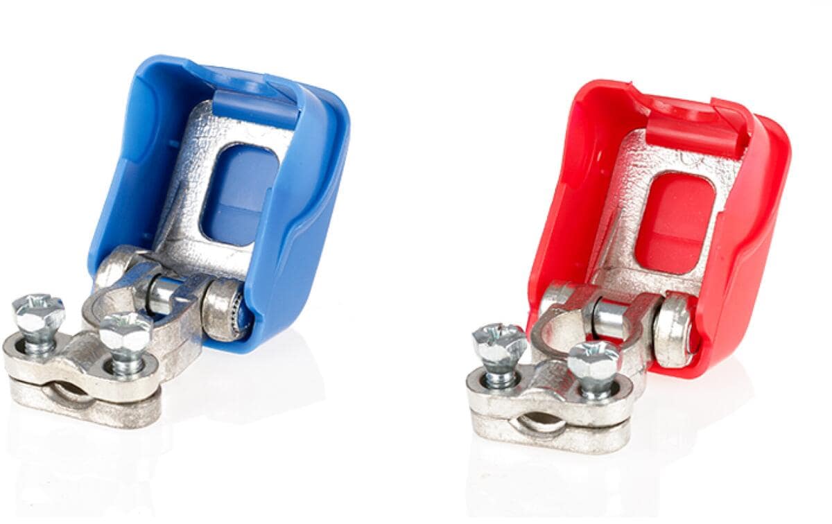 Detalj av Batteripolklemmer QuickClip 6/12/24V 850A kobber-tinn