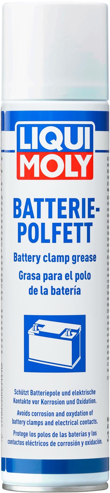 Batteripolspray for kontaktbeskyttelse 300 ml Liqui Moly for beskyttelse av batteripoler
