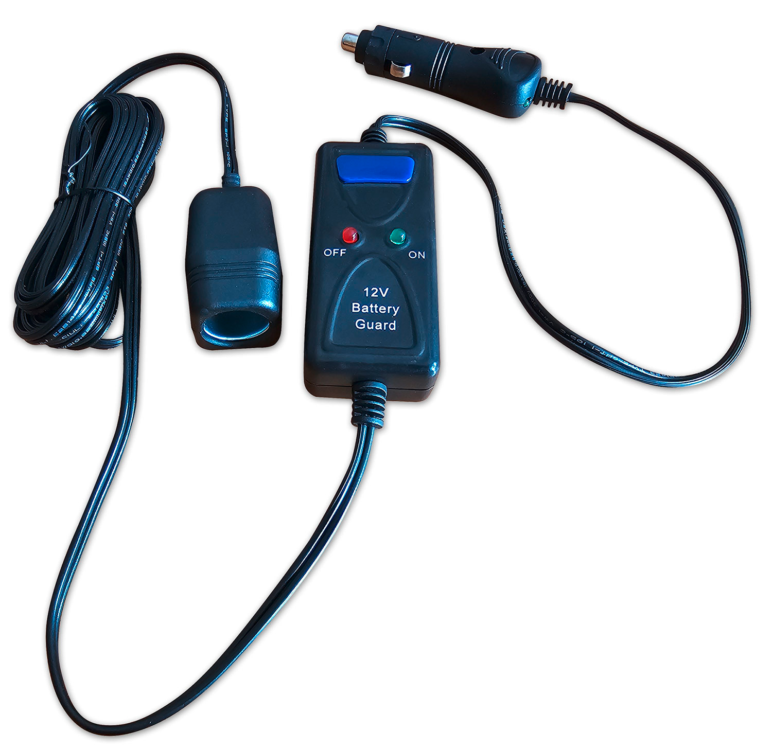 Batterivakt 12V/6A for kjøleboks, dypladingsvern fra Engel, forfra