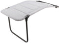 Beinstøtte Bloomingdale Comfort grå aluminium 48x74 cm festet på stol