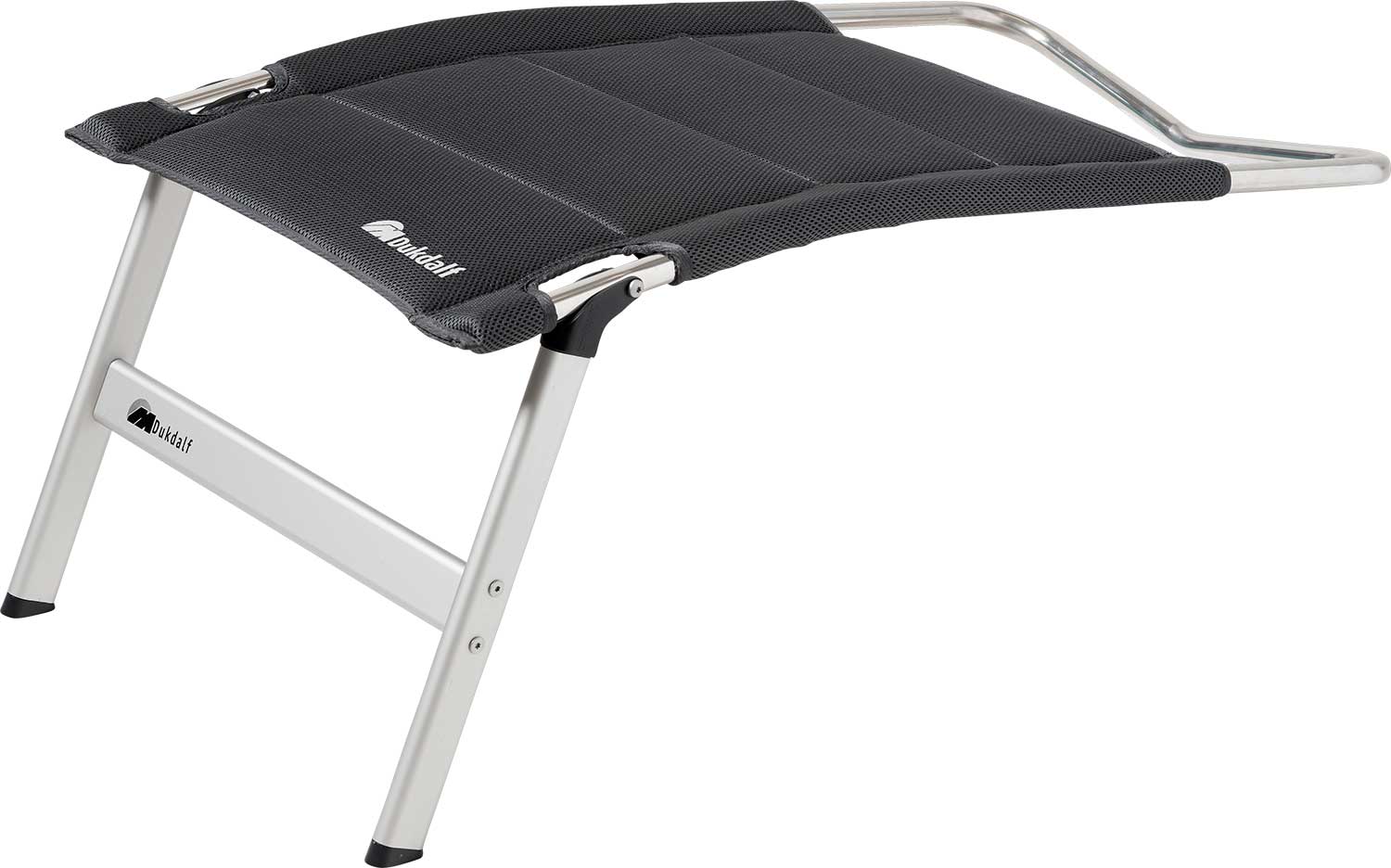 Beinstøtte Fortissimo antrasitt 90x47 cm fra Dukdalf sett forfra