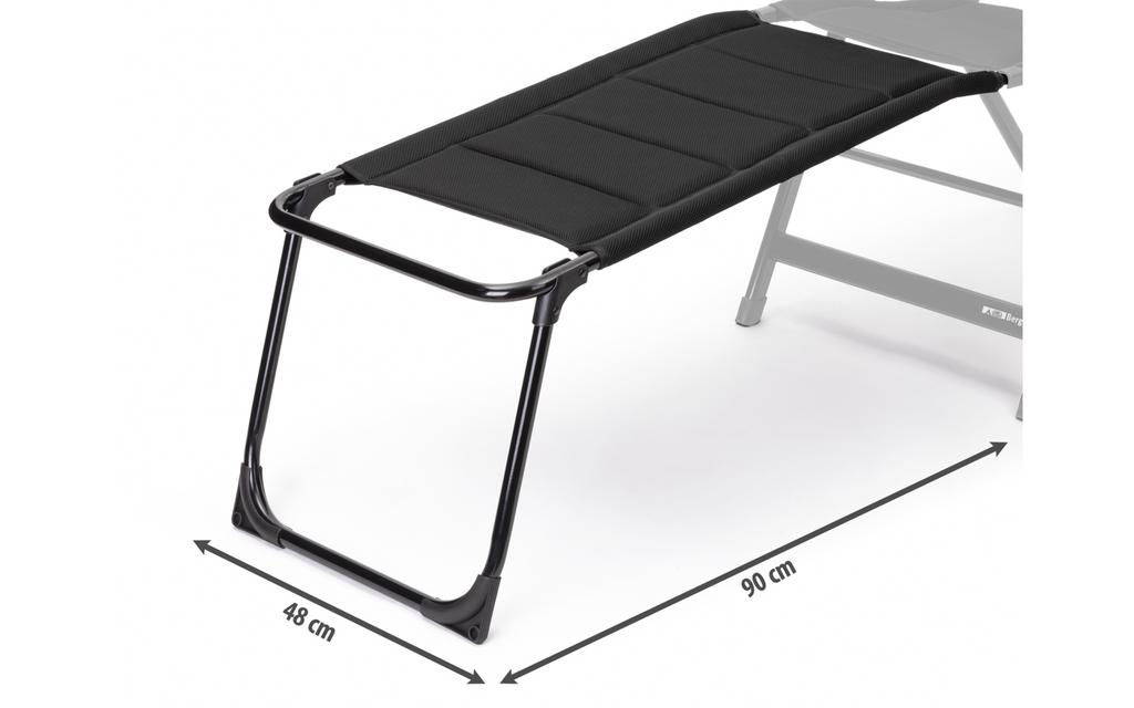 Beinstøtte Tesino med 3D-mesh aluminium bakside