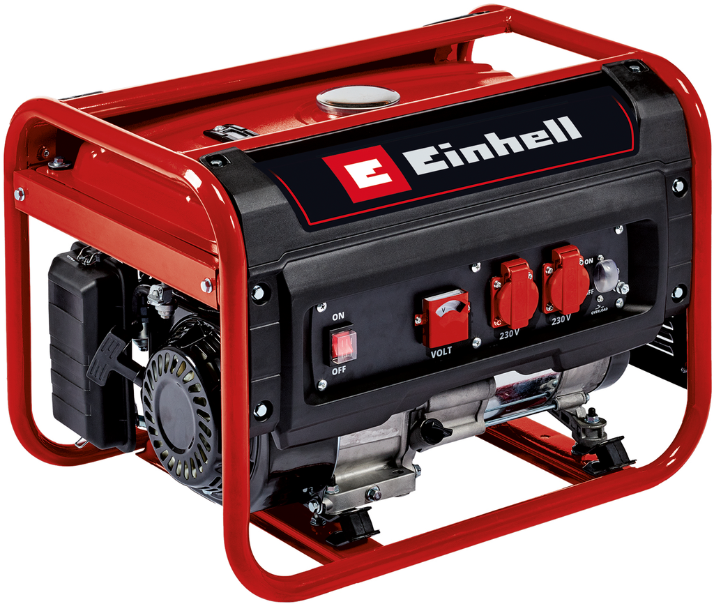 Bensin strømgenerator TC-PG 25/1/E5 2400 W 230 V Einhell forfra