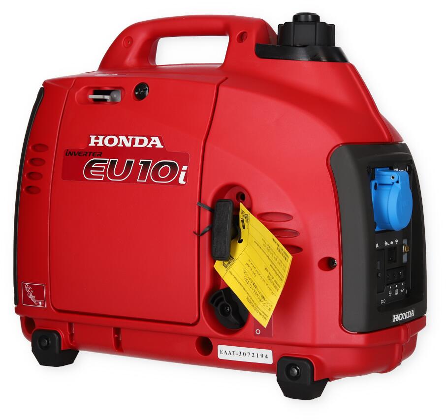 Bensindrevet generator EU10i 1 kW inverter 13 kg forfra