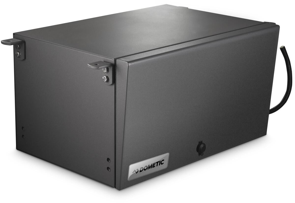 Bensindrevet generator Traveller T2500 H 2,2 kW 230V 50 kg fra Dometic bakside