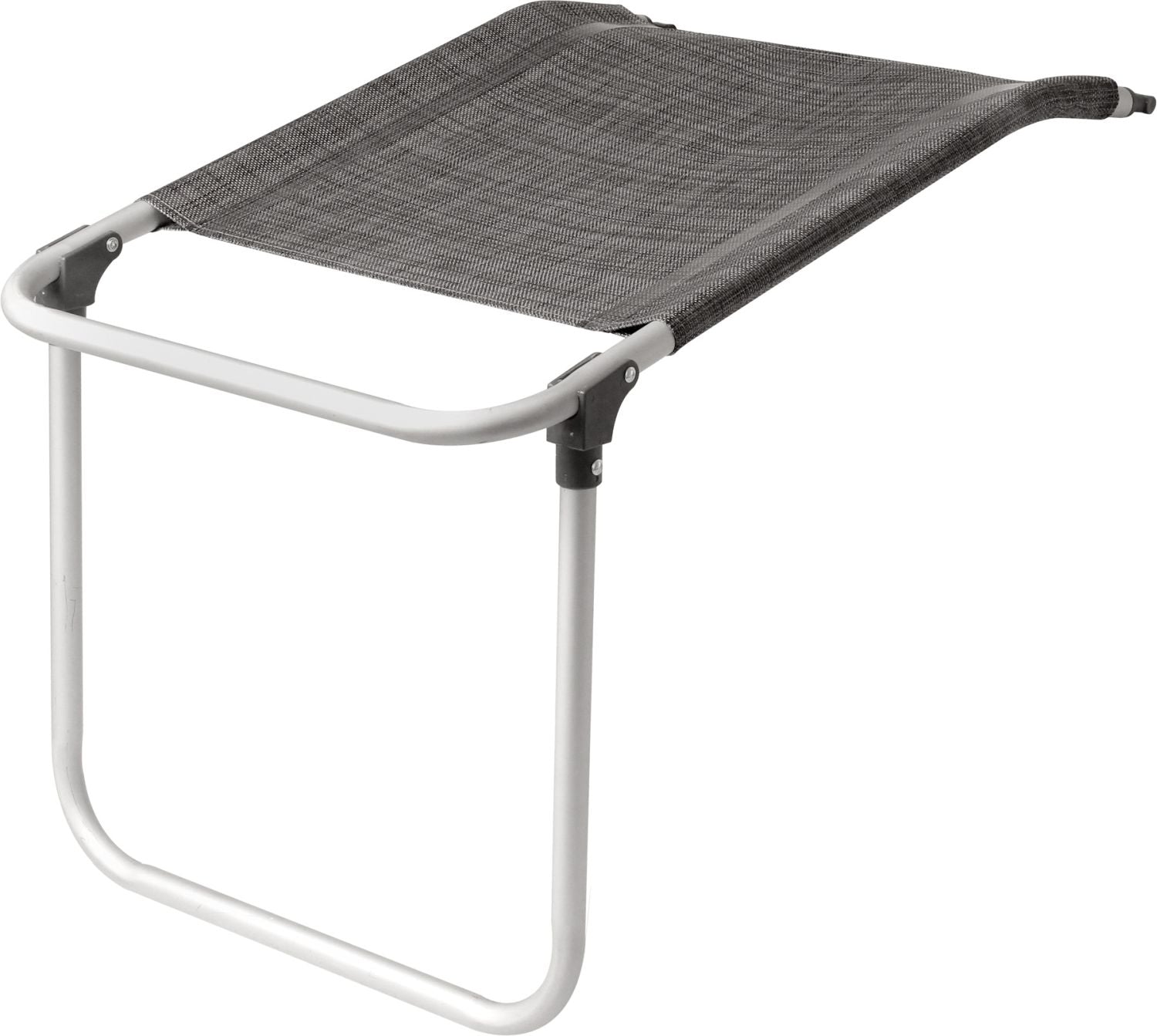 Benstøtte Skye Footrest sammenleggbar aluminium fra Brunner sett forfra