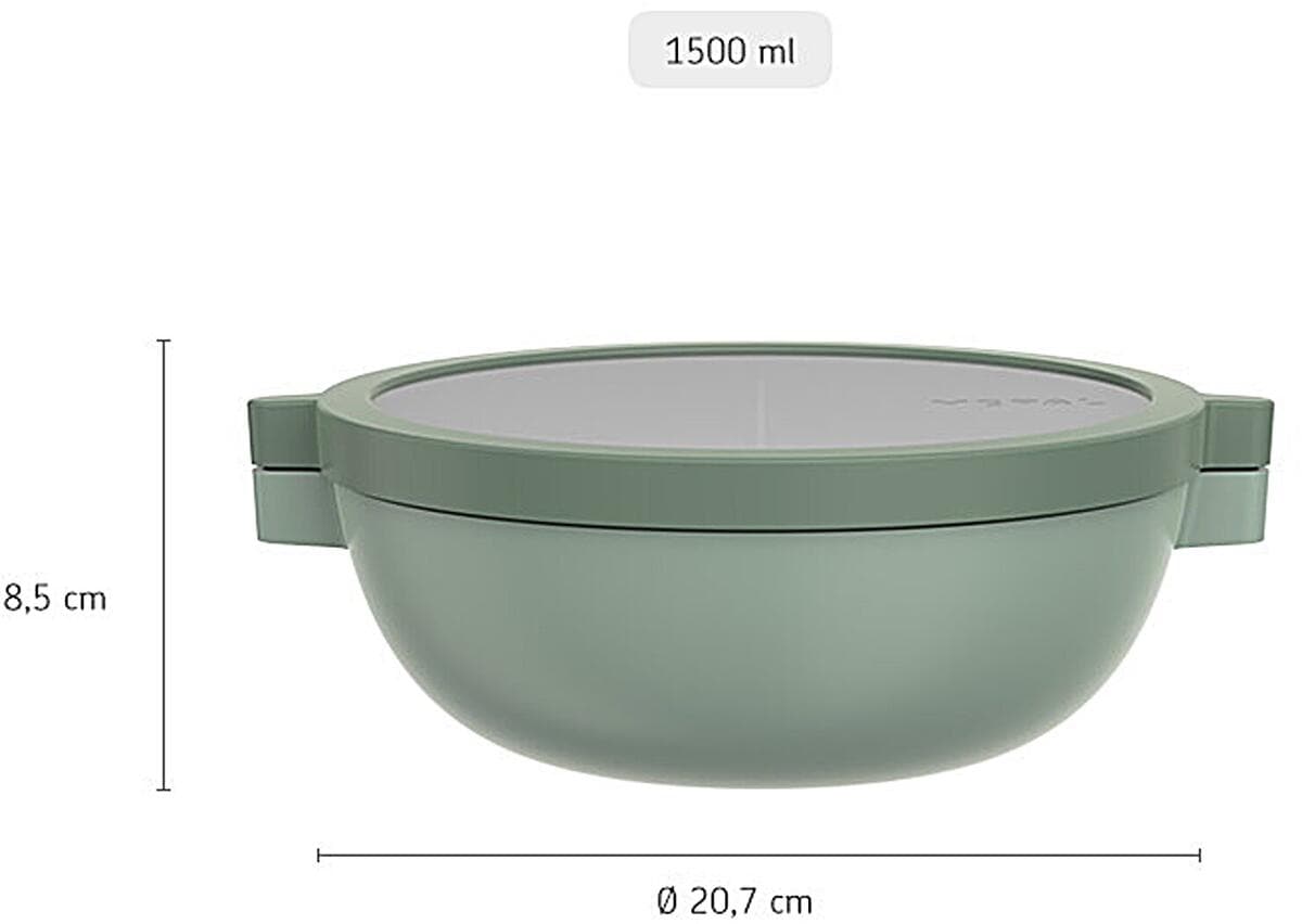 Detalj av skrulokket på Bento lunchbowl Vita 1500 ml