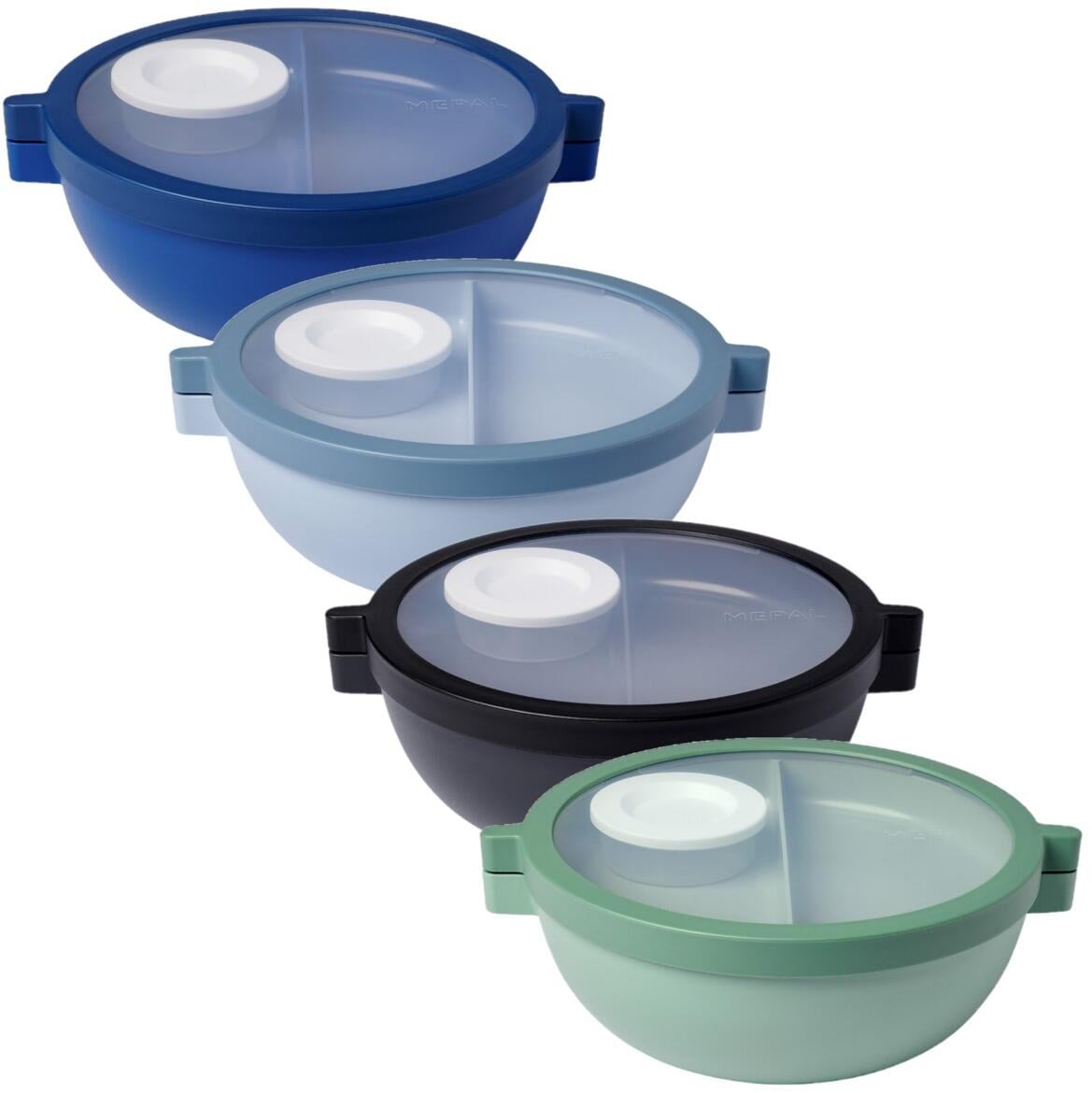 Bento lunchbowl Vita 1500 ml med to skåler forfra