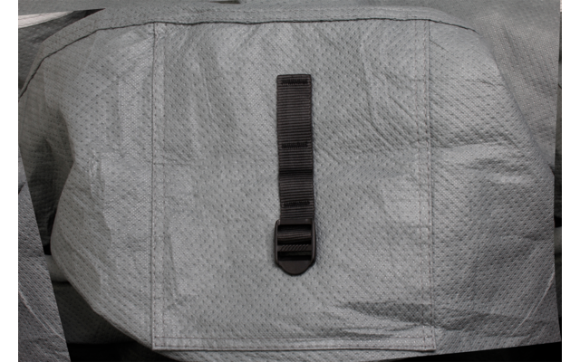 Detalj av materiale på Beskyttelsestrekk 4-lags UV-bestandig 575x210x230 cm grå - Brunner
