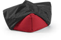 Beskyttelsestrekk for sittesekk Roll svart polyester forfra