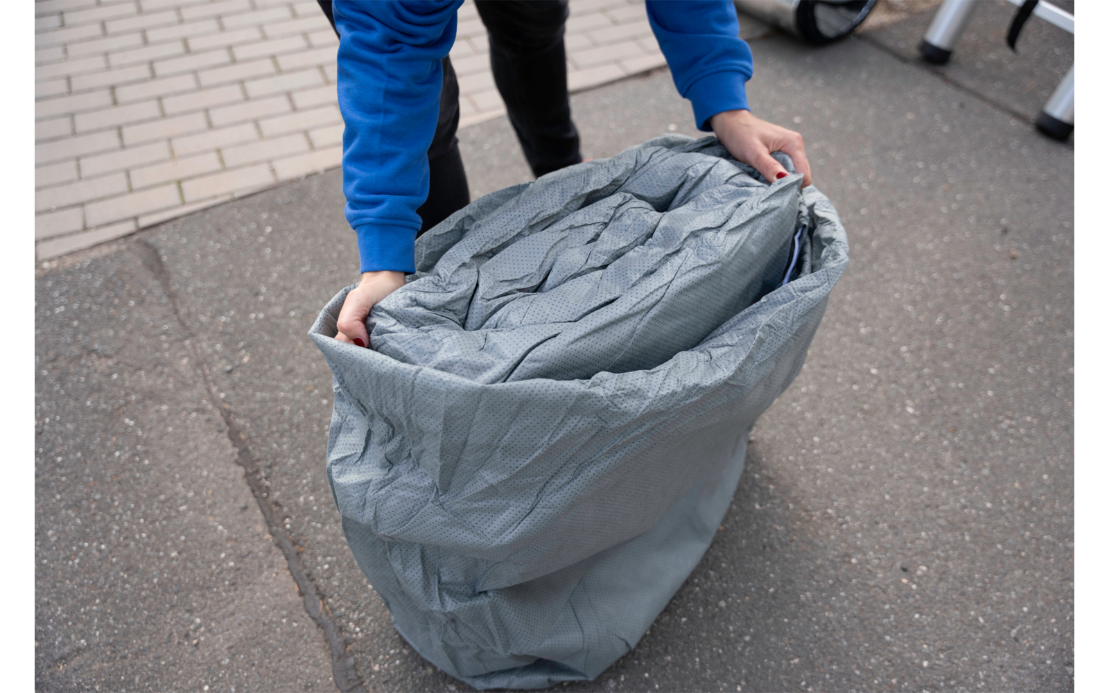 Beskyttelsestrekk StrongProtect for bobil og van 550-610 cm bakside