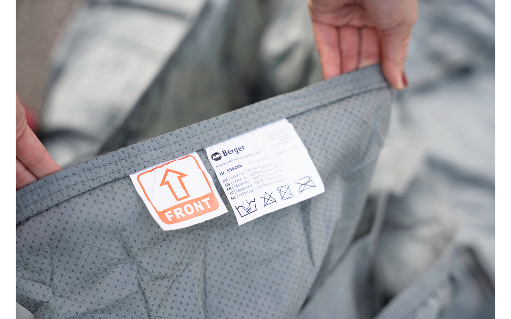 Beskyttelsestrekk StrongProtect for bobil og van 550-610 cm detalj av materiale