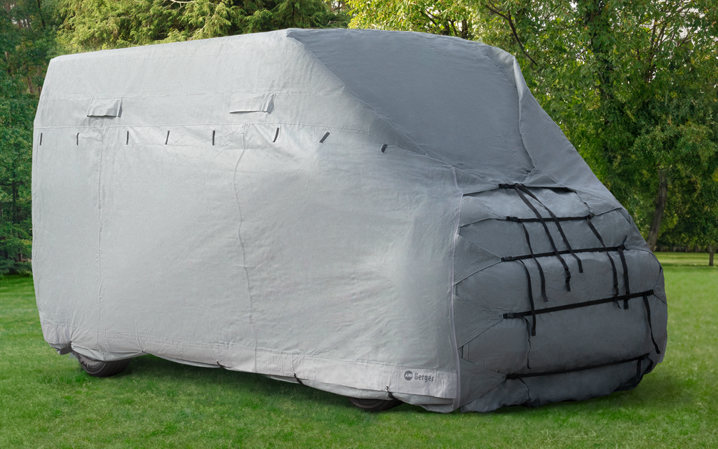 Beskyttelsestrekk StrongProtect for bobil og van 550-610 cm front