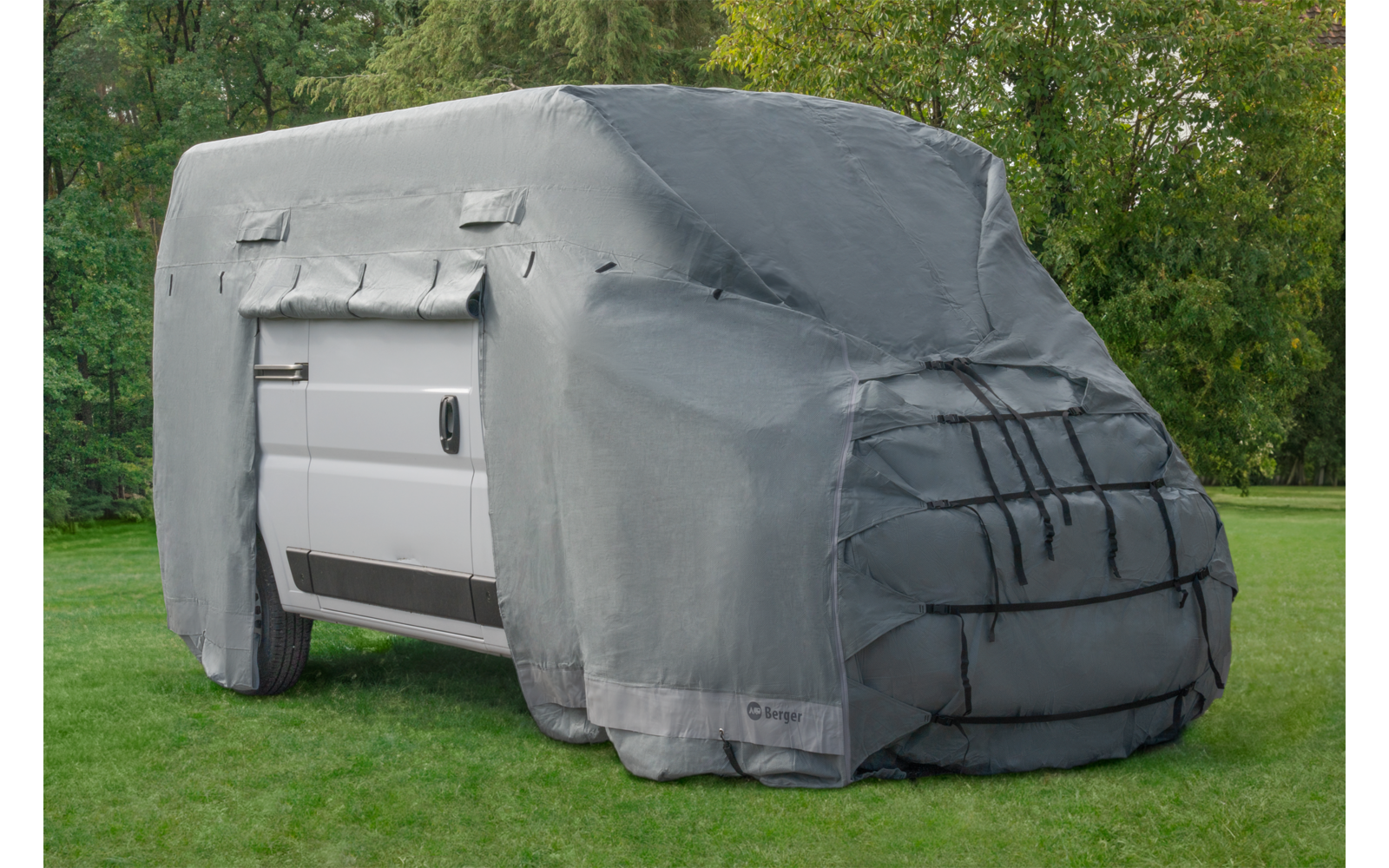 Beskyttelsestrekk StrongProtect for bobil og van 550-610 cm spennfester