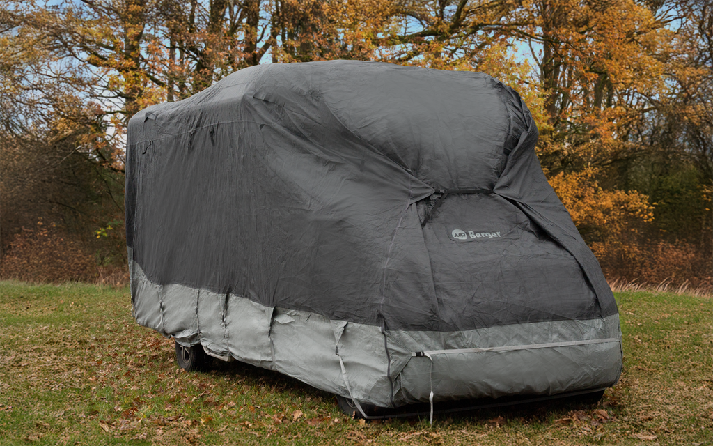 Beskyttelsestrekk StrongProtect Plus for bobil og van 500-550 cm forfra