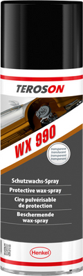 Beskyttelsesvoks korrosjonsbeskyttelse transparent 500 ml - Teroson WX 990 spraydose