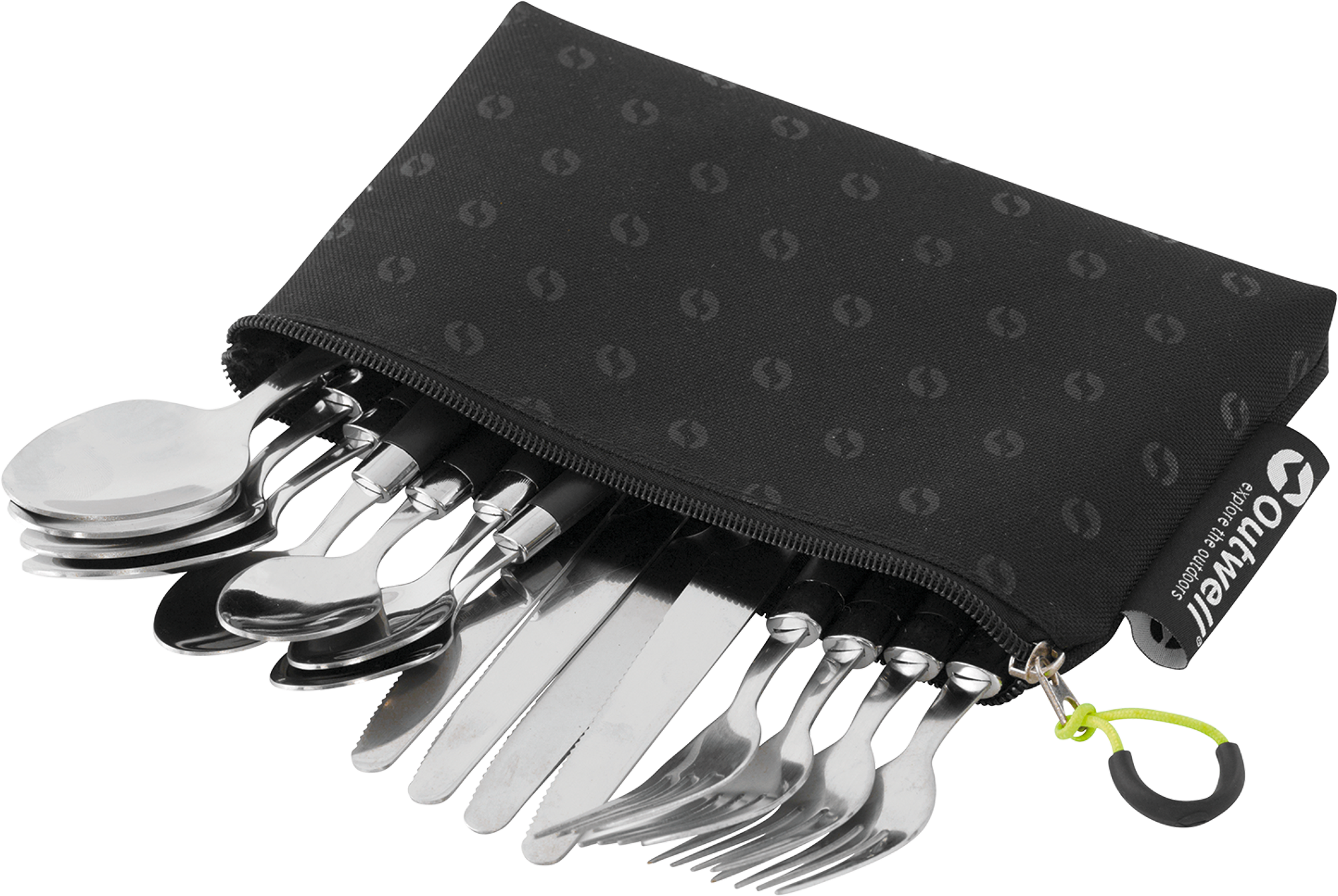 Bestikksett Turon 16-delt med etui for 4 personer - Outwell forfra
