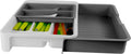 Bestikkskuff justerbar 31,5x23,5x6,5 cm plast - Gimex for organisering av bestikk