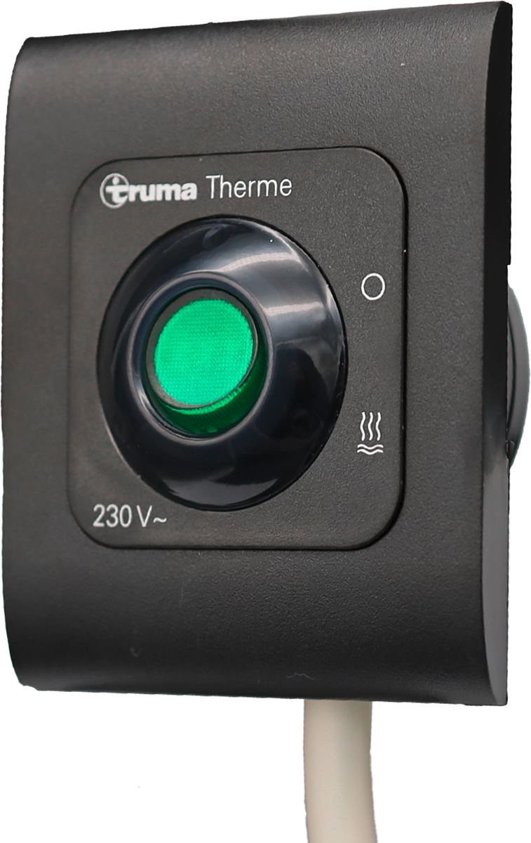 Betjeningspanel med 6 m kabel for Therme varmtvannsbereder - Truma front
