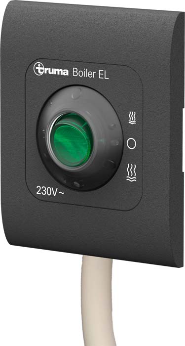 Betjeningspanel for Boiler BN/E byggeserie 3 - Truma foran