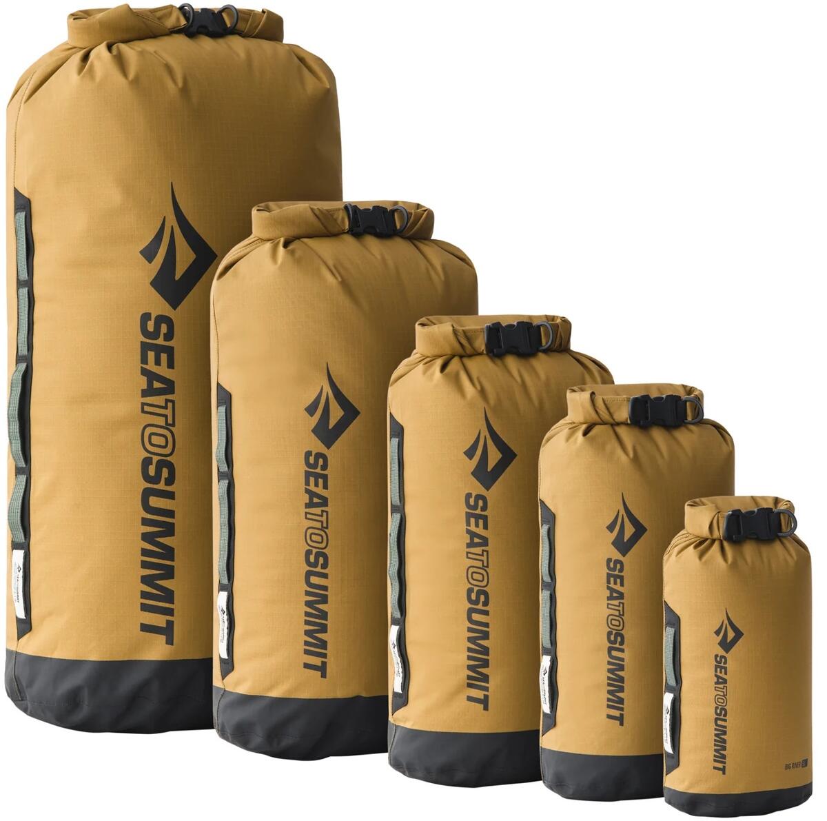 Big River Dry Bag vanntett pakksekk montert på kajakk