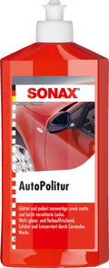 Bilpolish for matte og lett forvitrede lakker 500 ml - Sonax forfra