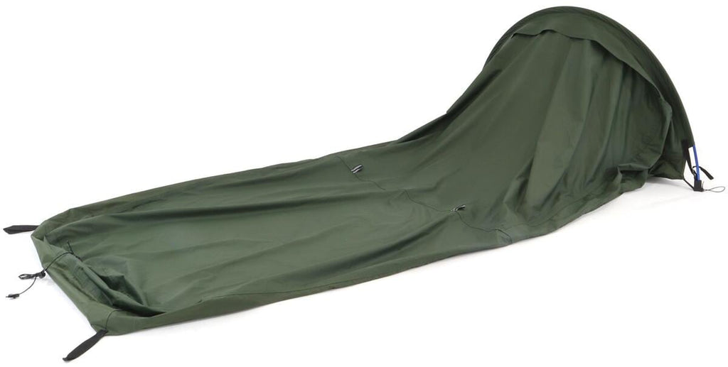 Bivakktelt 1-person, 900g, 220x95cm, oliv - Origin Outdoors bakside