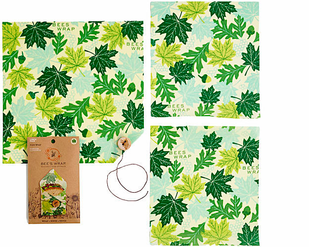 Bivoksklut lunchpakke med sandwich-wrap og snack-wraps - BeesWrap