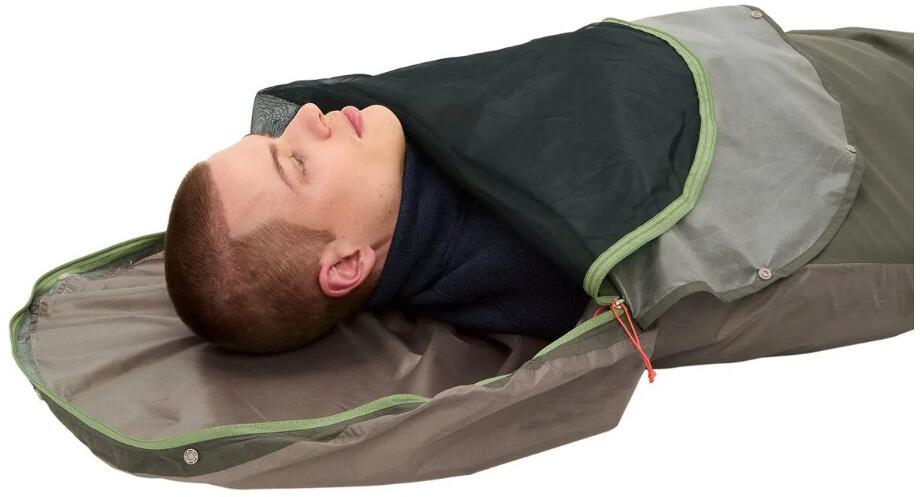Bivuakksekk Camp Bivy myggnett åpnet