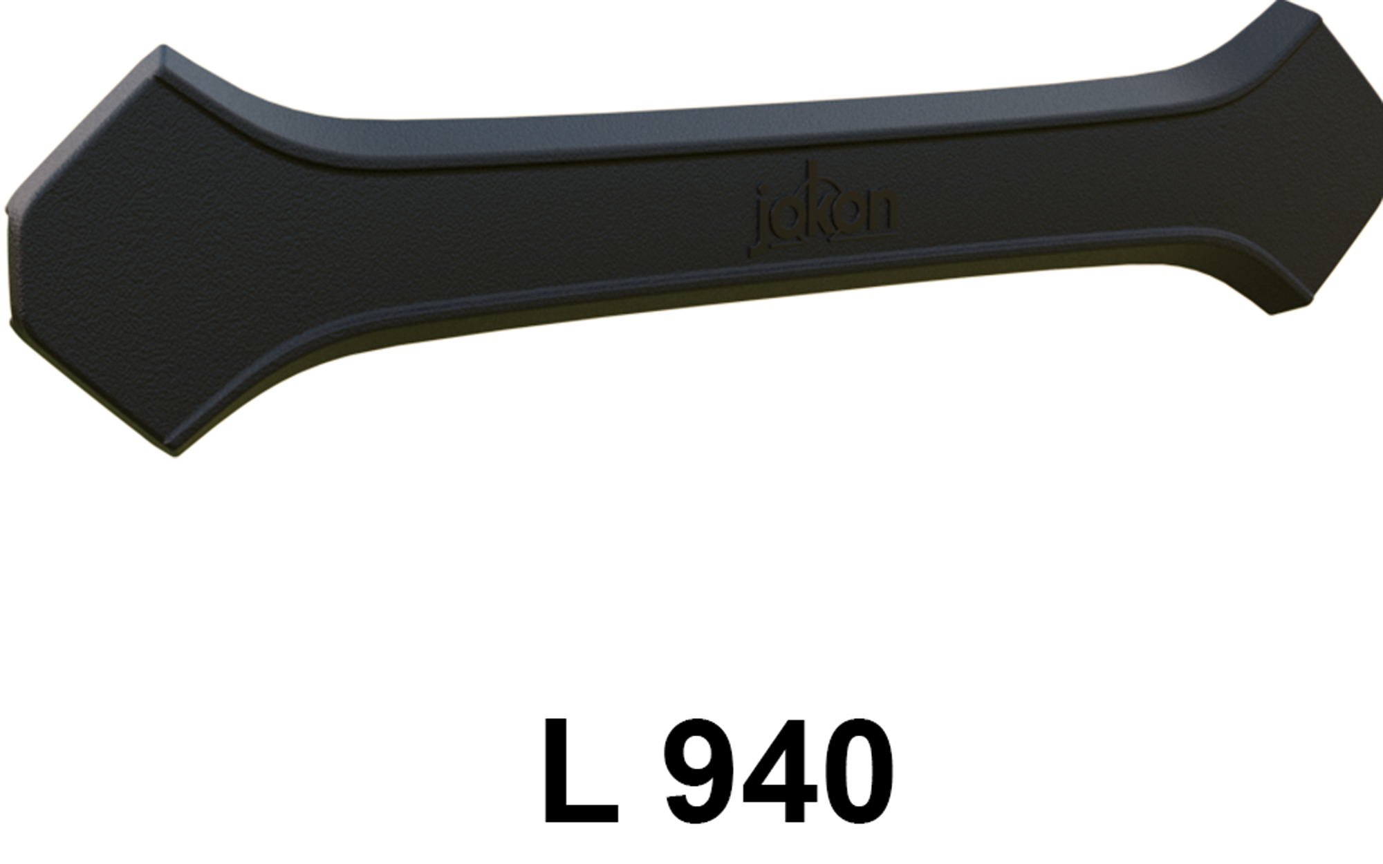 Blende for L 940 multifunksjonslykt, svart forfra
