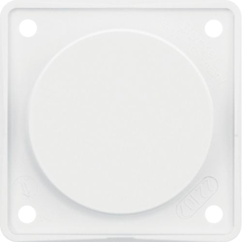 Blinddeksel Integro 59,5 x 59,5 mm polarhvit blank for modulåpninger