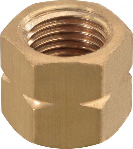 Blindmutter G1/4 LH messing med pakning - GOK for tilkobling