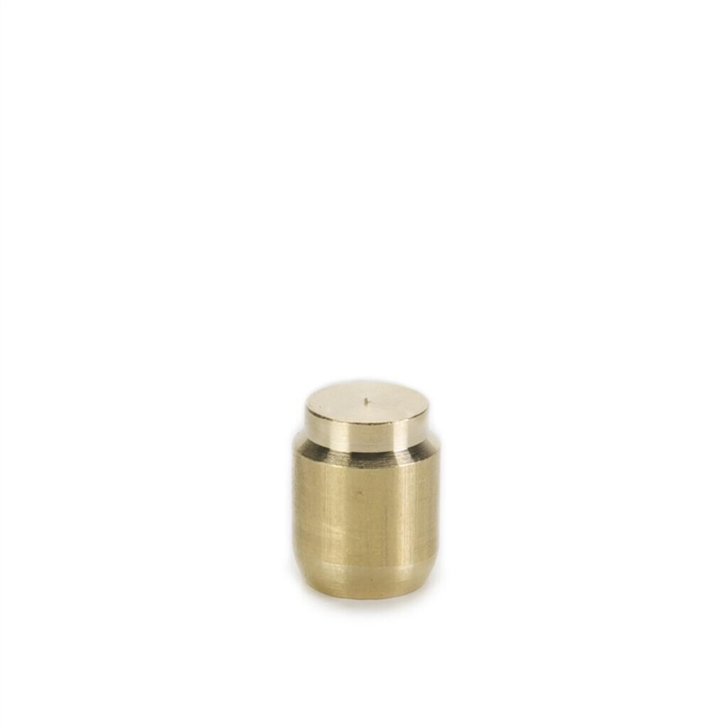 Blindplugg 10 mm messing for klemkobling, 2-pack forfra