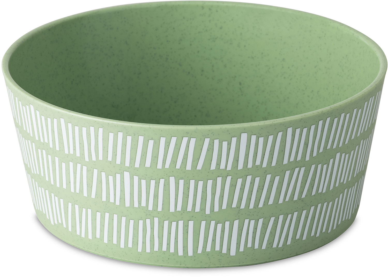 Blomster bolle 890 ml biosirkulær nature leaf green line - Koziol sett forfra