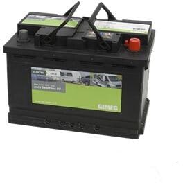 Bly-syre-batteri Sportline RV semi-traksjon 12V bakside