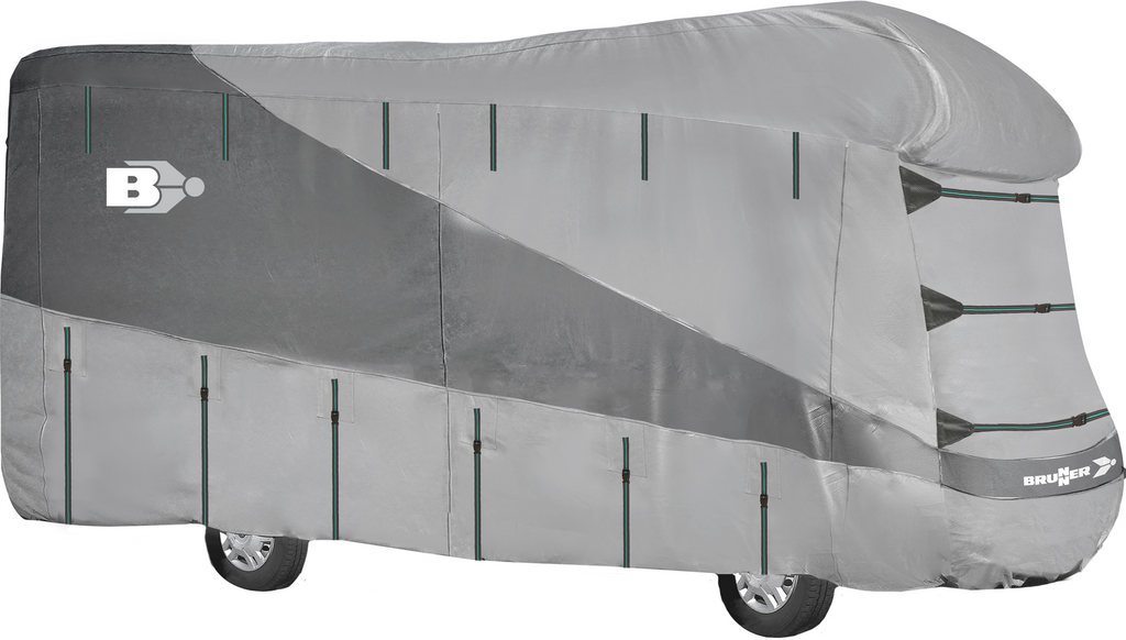 Bobilovertrekk Camper Cover Polycoat grå foran
