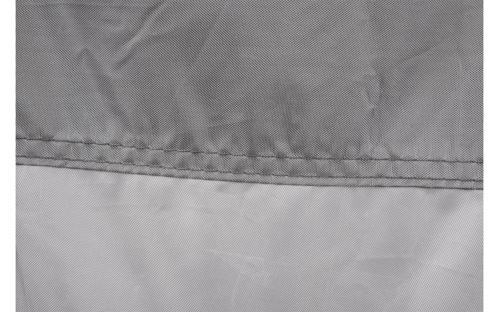 Bobilovertrekk Camper Cover Polycoat grå detalj nærbilde