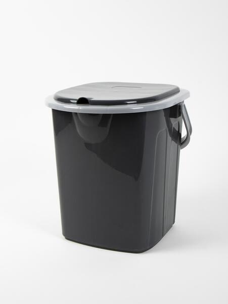 Bøttetoalett mobilt med avtakbart lokk 19L 1,0 kg - Camp4 forfra