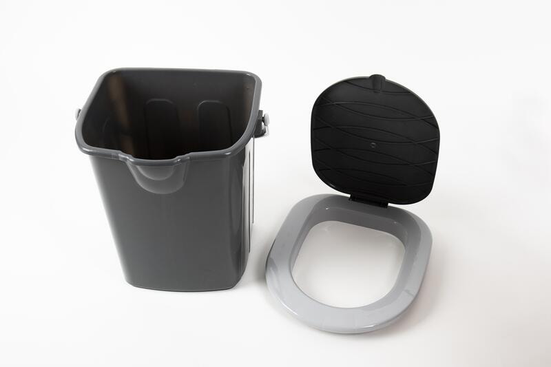 Detalj av Bøttetoalett mobilt med avtakbart lokk 19L 1,0 kg - Camp4