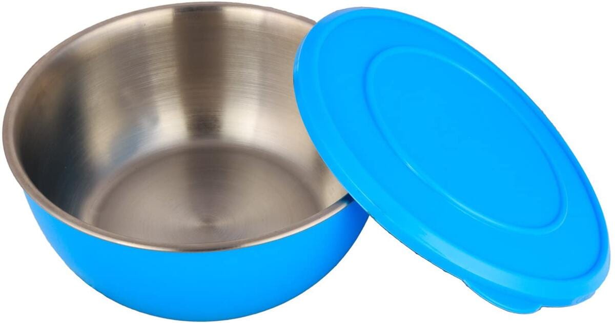 Bollesett 4-delers rustfritt stål med lokk stablbart - Origin Outdoors bakside