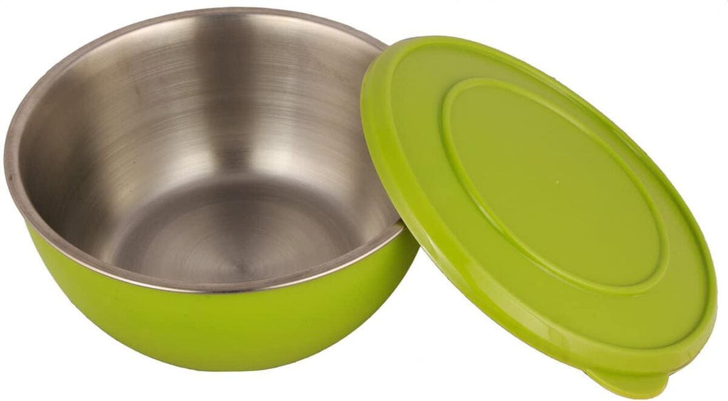 Detalj av lokk på Bollesett 4-delers rustfritt stål med lokk stablbart - Origin Outdoors