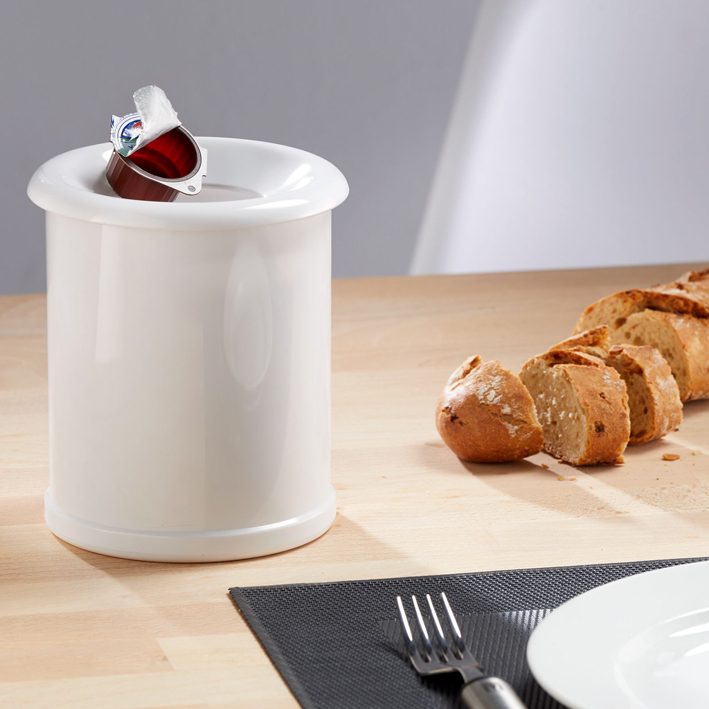 Bordavfallsbeholder 1 liter i porselensoptikk - Westmark forfra